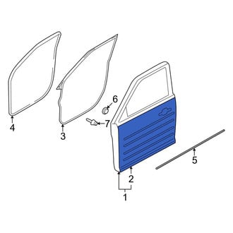 Ford OE - Front Left Outer Door Outer Panel