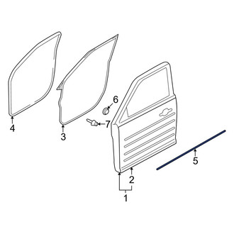 Ford OE - Door Shell Seal