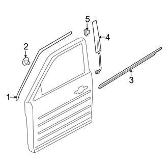 Ford OE - Front Door - Exterior Trim