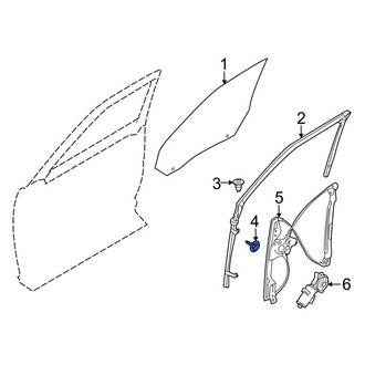 Ford OE - Lower Window Regulator Guide Bolt