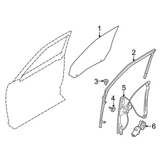 Ford OE - Front Door - Glass & Hardware