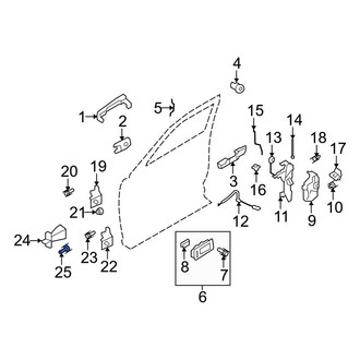 Ford OE - Door Check Bolt