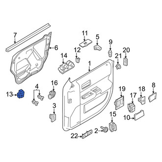 Ford OE - Rear Door Window Switch