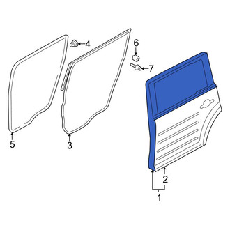 Ford OE - Rear Right Door Shell