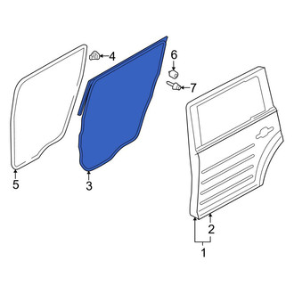 Ford OE - Rear Left Outer Door Seal