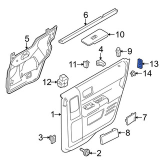 Ford OE - Front Door Interior Reflector