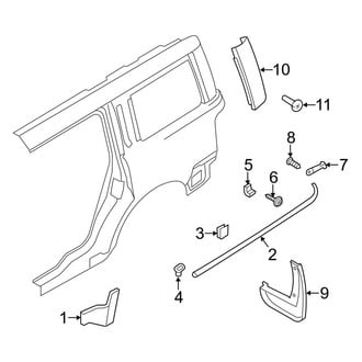 Ford OE - Quarter Panel - Exterior Trim