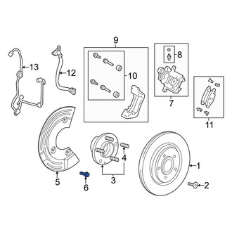 Ford OE - Brake Dust Shield Bolt
