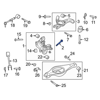 Ford OE - Suspension Knuckle Bolt