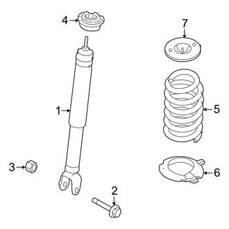 Ford OE - Rear Suspension - Shocks & Components (FWD)