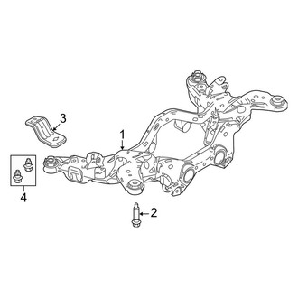 Ford OE - Rear Suspension - Suspension Mounting (FWD)