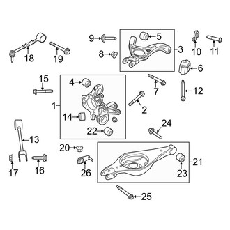 Ford OE - Rear Suspension - Suspension Components (AWD)
