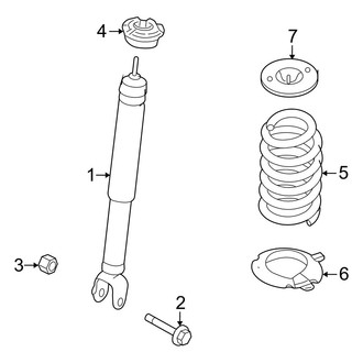 Ford OE - Rear Suspension - Shocks & Components (AWD)