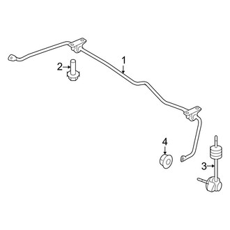 Ford OE - Rear Suspension - Stabilizer Bar & Components (AWD)