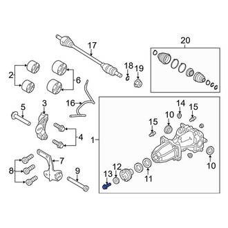 Ford OE - Upper Catalytic Converter Bolt