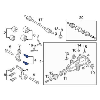 Ford OE - Engine Support Rod Bolt