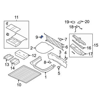Ford OE - Rear Tie Down Hook