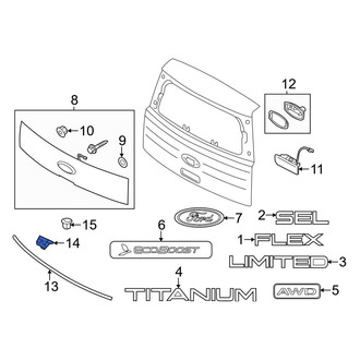 Ford OE - Liftgate Reveal Molding Clip
