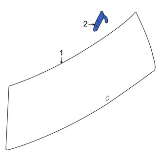 Ford OE - Rear Liftgate Glass Hinge