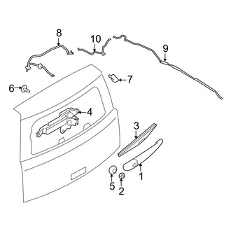 Ford OE - Lift Gate - Wiper & Washer Components