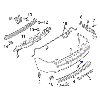 Ford OE - Valance Panel Rivet