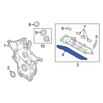 Ford OE - Left Engine Valve Cover Gasket