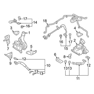 Ford OE - Engine / Transaxle - Turbocharger & Components (T Engine VIN Character)