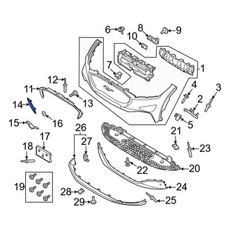 Ford OE - Tow Hook Cover