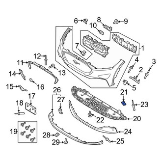 Ford OE - Fender Liner Nut