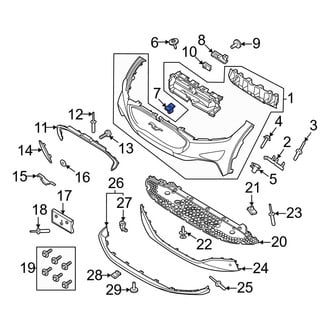 Ford OE - Bumper Cover Nut