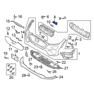 Ford OE - Front Park Assist Camera Housing