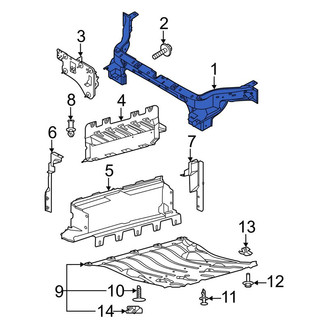 Ford OE - Front Radiator Support Panel