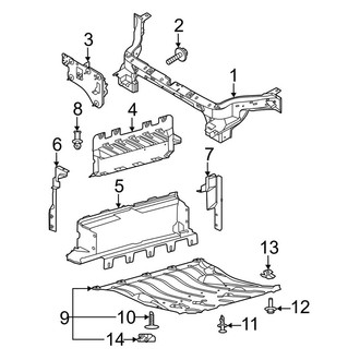 Ford OE - Radiator Support