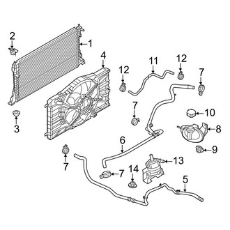 Ford OE - Cooling - Radiator & Components