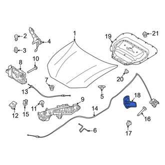 Ford OE - Front Hood Release Handle