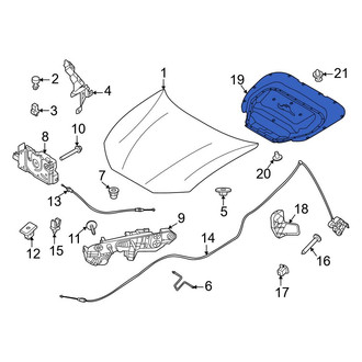 Ford OE - Hood Insulation Pad