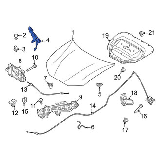 Ford OE - Front Left Hood Hinge