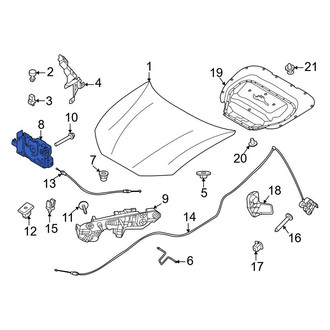 Ford OE - Front Hood Latch