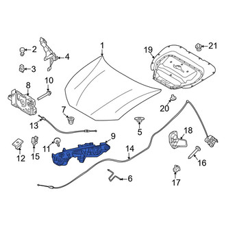 Ford OE - Front Hood Latch