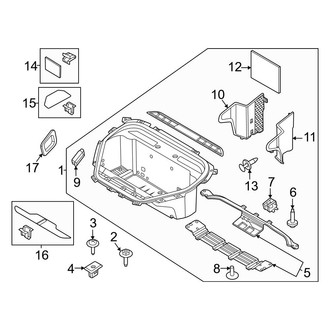 Ford OE - Hood - Cargo Area (Lower)
