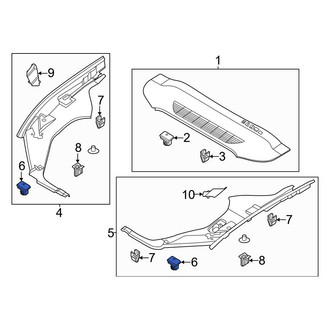 Ford OE - Fender Filler Panel Clip