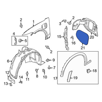 Ford OE - Drive Motor Battery Pack Charging Port Door