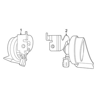 Ford OE - Electrical - Horn (California Route 1 / GT / Premium / Select)