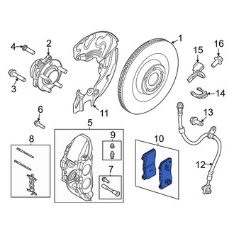 Ford OE - Front Disc Brake Pad Set