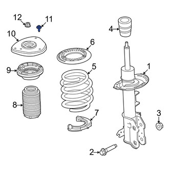 Ford OE - Suspension Strut Mount Bolt