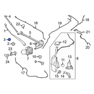 Ford OE - Wiper Arm Cap