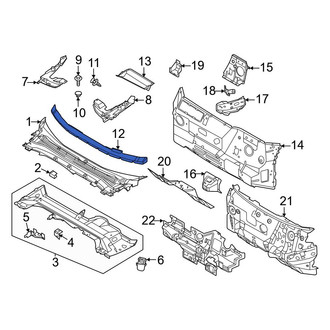 Ford OE - Front Upper Cowl Panel