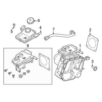 Ford OE - Cowl - Components on Dash Panel