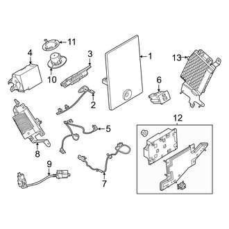 Ford OE - Instrument Panel - Sound System (Sound System Components), (California Route 1 / Select)