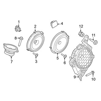 Ford OE - Instrument Panel - Sound System (10 Speaker System Speakers), (GT / Premium)